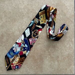 Nicole Miller Graphic Men’s Yankees Baseball Tie